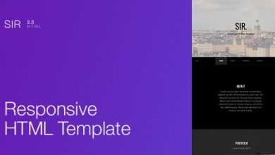 Photo of [Download-S2] Sir v2.0 - Responsive HTML5 Portfolio Template