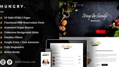 Photo of [Download-S2] Hungry - A One-Page HTML Restaurant Template