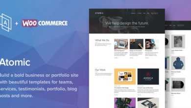 Photo of [Download-S2] Atomic v2.2.6 - Bold Business and Portfolio WordPress Theme