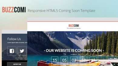 Photo of [Download-S2] BuzzComi - Responsive HTML5 Coming Soon Template