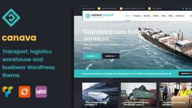 Photo of [Download-S2] Canava v1.0.1 - Logistics and Business WordPress Theme