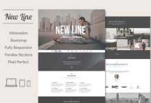 Photo of [Download-S2] New Line - Minimalism HTML template
