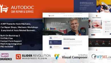 Photo of [Download-S2] AutoDoc v1.4.3 - Car Repair Mechanic Shop WordPress Theme