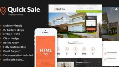 Photo of [Download-S2] Quick Sale v1.1 - Real Estate HTML Theme