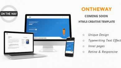 Photo of [Download-S2] Ontheway - Coming Soon Responsive HTML5 Template