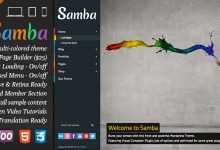 Photo of [Download-S2] Samba v2.5 - Themeforest Colored Wordpress Theme