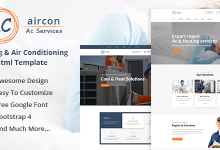 Photo of [Download-S2] Aircon - Air Conditioning Services Bootstrap 4 Template