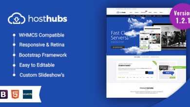 Photo of [Download-S2] HostHubs - Responsive WHMCS Web Hosting, Domain, Technology Site Template