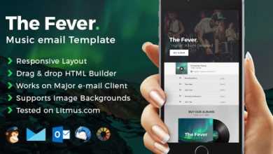 Photo of [Download-S2] Fever - Music Email Template + Builder Access