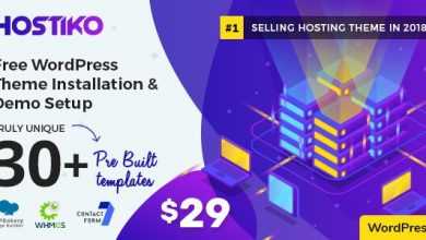 Photo of [Download-S2] Hostiko v30.0.1 - WordPress WHMCS Hosting Theme