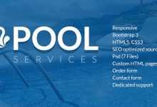 Photo of [Download-S2] Pool Services HTML website template