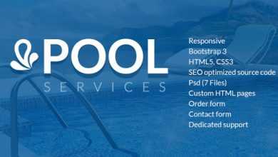 Photo of [Download-S2] Pool Services HTML website template