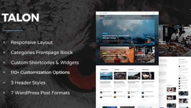 Photo of [Download-S2] Talon v2.2.2 - Responsive WordPress Theme