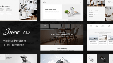 Photo of [Download-S2] Snow - Minimal & Clean HTML Portfolio Template