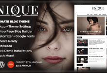 Photo of [Download-S2] Unique v1.0.5 - Personal & Magazine Responsive Blog Theme