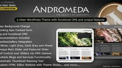 Photo of [Download-S2] Themeforest Andromeda WP - The Beauty of Simplicity
