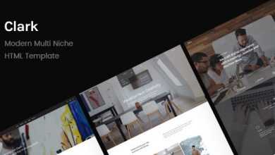 Photo of [Download-S2] Clark v1.2.1 - Modern Multi Niche HTML Template