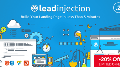Photo of [Download-S2] Leadinjection v2.2.2 - Landing Page Theme