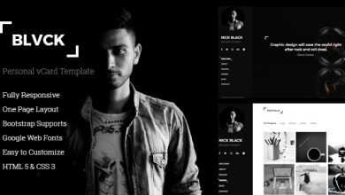 Photo of [Download-S2] Blvck - Personal vCard & Resume Template
