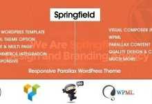 Photo of [Download-S2] Springfield v1.1.0 - Responsive Parallax WordPress Theme