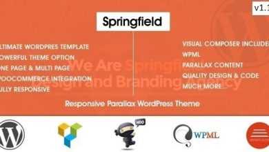 Photo of [Download-S2] Springfield v1.1.0 - Responsive Parallax WordPress Theme