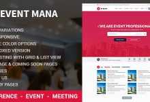 Photo of [Download-S2] Event Management WordPress Theme v1.8.1