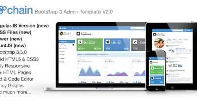 Photo of [Download-S2] Chain Responsive Bootstrap 3 Admin Template
