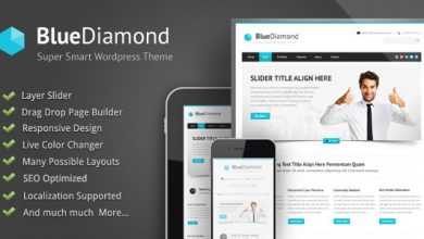 Photo of [Download-S2] Blue Diamond v1.09 - Responsive Corporate WP Theme