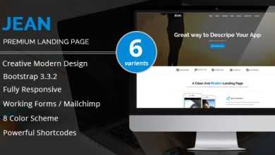 Photo of [Download-S2] Jean - Startup Landing Page Template