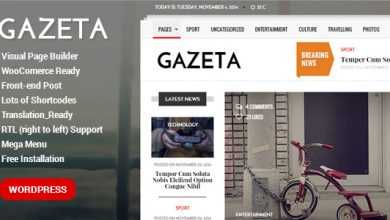 Photo of [Download-S2] Gazeta v1.3 - Responsive Magazine WordPress Theme