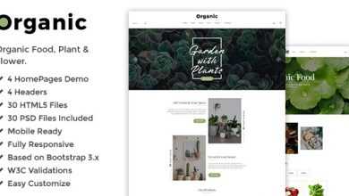 Photo of [Download-S2] Organic - Responsive Plant, Flower & Organic Food Shop HTML5 Template
