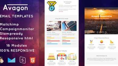 Photo of [Download-S2] Avagon - Responsive Email Templates