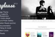 Photo of [Download-S2] Applause - One-Page Responsive Music & DJ WP Theme