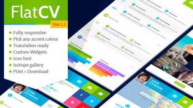 Photo of [Download-S2] FlatCV v1.2 - Themeforest Resume Portfolio WordPress