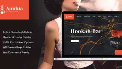 Photo of [Download-S2] Anubia v1.0 - Smoking and Hookah Bar WordPress Theme