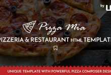 Photo of [Download-S2] Pizza Mia - Pizza Composer HTML5 Template