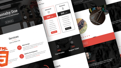 Photo of [Download-S2] Sponshy – HTML5 / CSS3 Resume Template