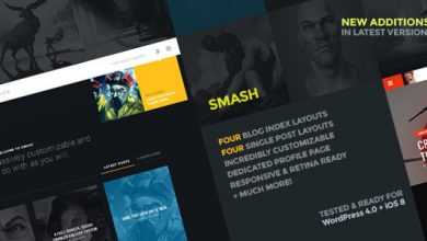 Photo of [Download-S2] Smash v1.7 - A multi-layout personal theme for Wordpress