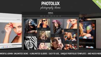 Photo of [Download-S2] Photolux v2.3.9 - Photography Portfolio WordPress Theme