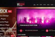 Photo of [Download-S2] WeRock - Ajax Music Radio Streaming & Event HTML Template