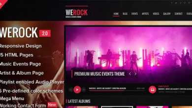 Photo of [Download-S2] WeRock - Ajax Music Radio Streaming & Event HTML Template