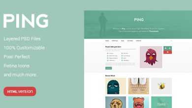 Photo of [Download-S2] Ping - Minimal Responsive HTML Template