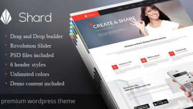 Photo of [Download-S2] Shard - Multipurpose Business Parallax WP Theme