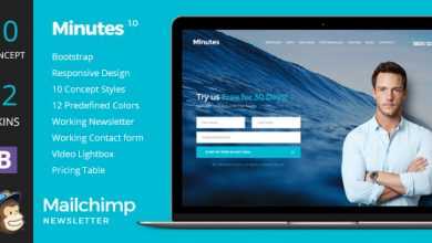 Photo of [Download-S2] Minutes - Responsive multipurpose Landing Page