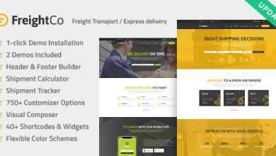 Photo of [Download-S2] FreightCo v1.1.1 - Transportation & Warehousing Theme