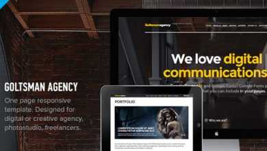 Photo of [Download-S2] Goltsman Agency v1.0.1 - One Page Responsive Template