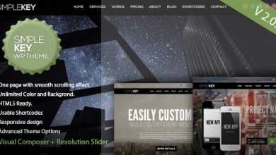 Photo of [Download-S2] SimpleKey v2.5.4 - One Page Portfolio WordPress Theme
