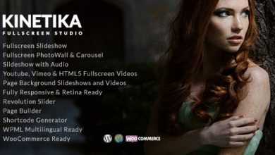 Photo of [Download-S2] Kinetika v3.4 - Fullscreen Photography Theme