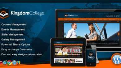 Photo of [Download-S2] Kingdom – ThemeForest College Educational WordPress Theme