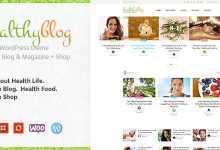 Photo of [Download-S2] Healthy Living v1.2 - Blog with Online Store WordPress Theme